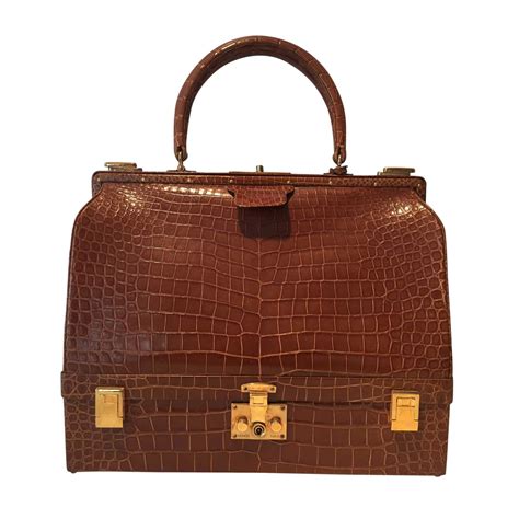 vintage Hermes crocodile bag